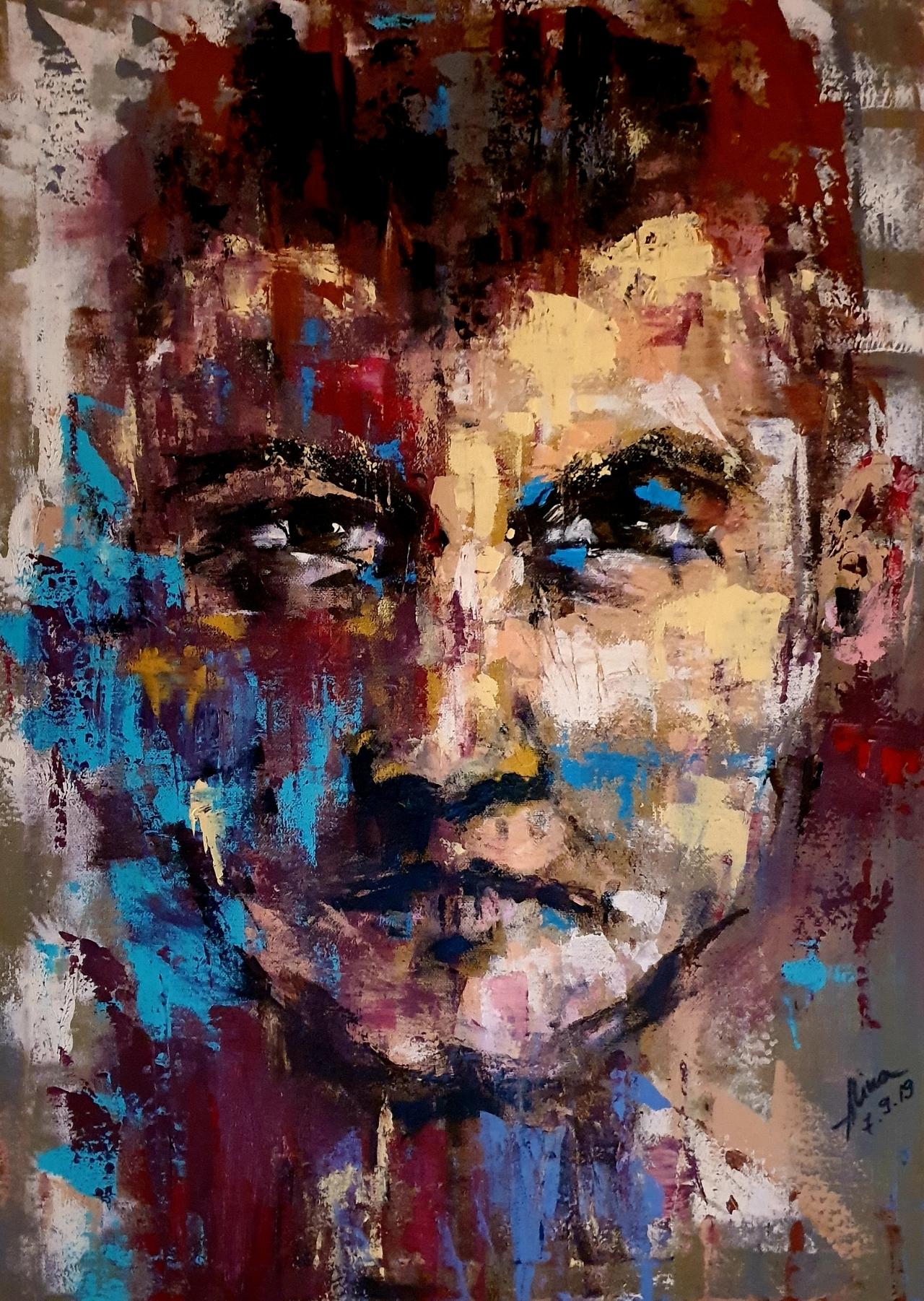 ArteDiAlina.com painting: when he was young